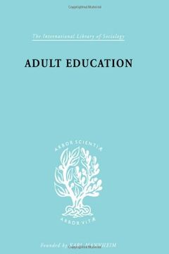portada Adult Education: A Comparative Study (International Library of Sociology) (en Inglés)
