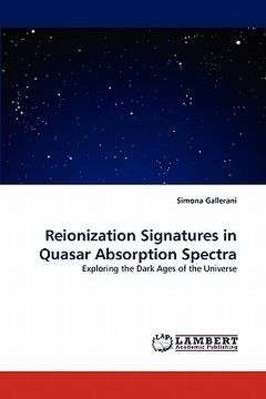 portada reionization signatures in quasar absorption spectra (en Inglés)