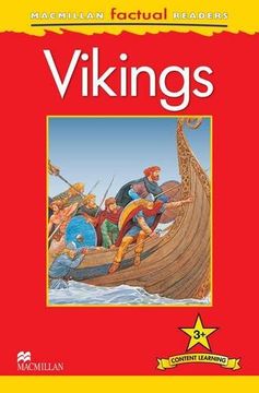 portada Macmillan Factual Readers Level 3+: Vikings (en Inglés)