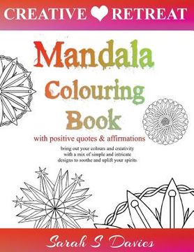 portada Mandala Colouring Book: with Positive Quotes and Affirmations (en Inglés)