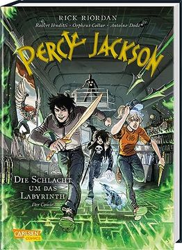 portada Percy Jackson (Comic) 4: Die Schlacht um das Labyrinth (en Alemán)