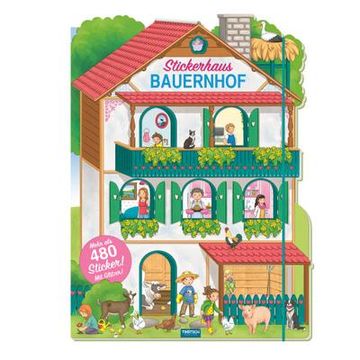 portada Trötsch Stickerbuch Stickerhaus Bauernhof: Stickerbuch Beschäftigungbuch (in German)