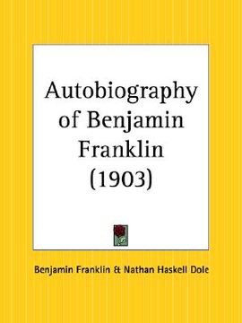 portada autobiography of benjamin franklin (en Inglés)