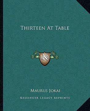 portada thirteen at table (en Inglés)