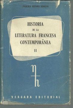 portada Historia de la Literatura Francesa Contemporanea ii