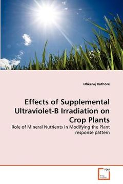 portada effects of supplemental ultraviolet-b irradiation on crop plants (en Inglés)