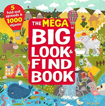 portada Big Look & Find Book: 5 Fold-Out Spreads & 1000 Objects! (Big Look and Find) (en Inglés)