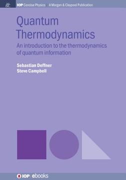 portada Quantum Thermodynamics: An Introduction to the Thermodynamics of Quantum Information (Iop Concise Physics) (en Inglés)
