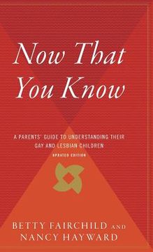portada Now That You Know (in English)