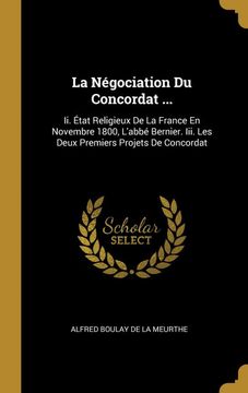 portada La Ngociation du Concordat. (in French)