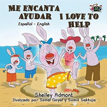 portada Me encanta ayudar I Love to Help: Spanish English Bilingual Edition (Spanish English Bilingual Collection)