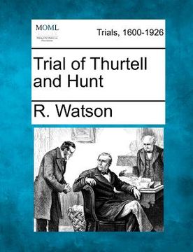 portada trial of thurtell and hunt (en Inglés)