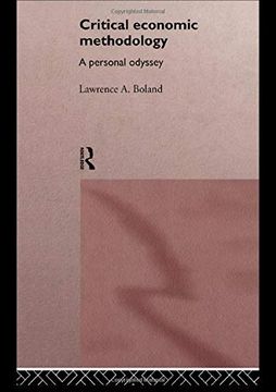 portada Critical Economic Methodology: A Personal Odyssey (in English)