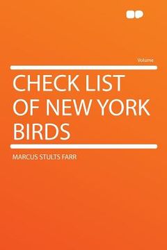 portada check list of new york birds