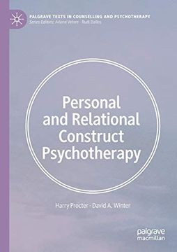 portada Personal and Relational Construct Psychotherapy (Palgrave Texts in Counselling and Psychotherapy) (en Inglés)