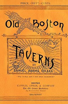 portada old boston taverns 1886 reprint