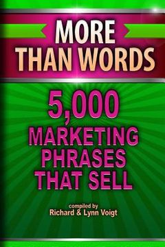 portada More Than Words: 5,000 Marketing Phrases That Sell (en Inglés)