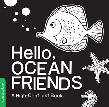 portada Hello, Ocean Friends: A High-Contrast Book (en Inglés)