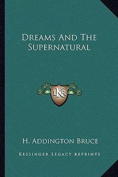 portada dreams and the supernatural (in English)