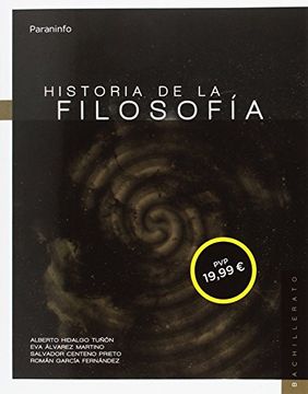 portada Historia de la Filosofã­A 2âº de Bachillerato