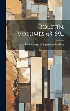portada Boletín, Volumes 63-69.