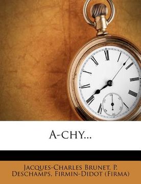 portada A-Chy... (in French)