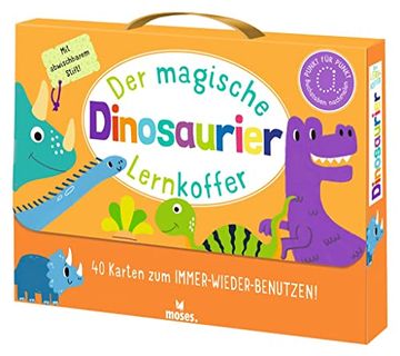portada Der Magische Lernkoffer Dinosaurier: Mit Karten zum Immer-Wieder-Benutzen: 40 Karten zum Immer_Wieder_Benutzen! (in German)