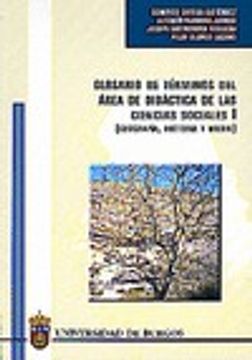 portada Glosario de Términos del Área de Didáctica de las Ciencias Sociales I. (Estudios y Monografías)