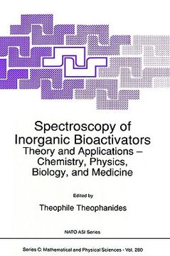 portada spectroscopy of inorganic bioactivators: theory and applications chemistry, physics, biology, and medicine