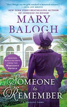 portada Someone to Remember (The Westcott Series) (in English)