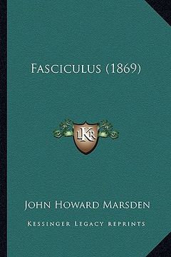 portada fasciculus (1869) (in English)