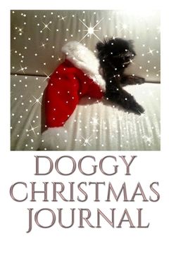 portada Doggy Pomeranian Christmas Journal: Doggy Christmas Blank Journal (en Inglés)