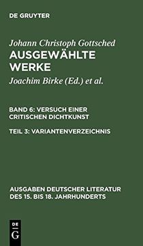 portada Variantenverzeichnis (en Alemán)