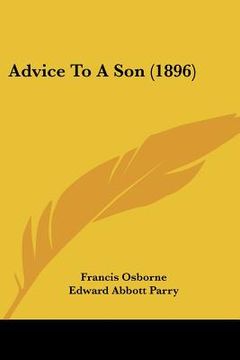 portada advice to a son (1896) (en Inglés)