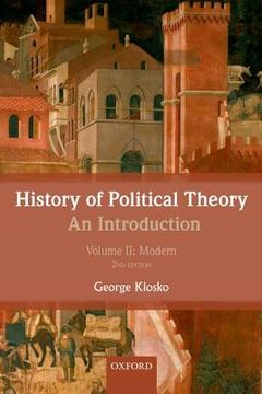 portada history of political theory: an introduction: volume ii: modern (in English)