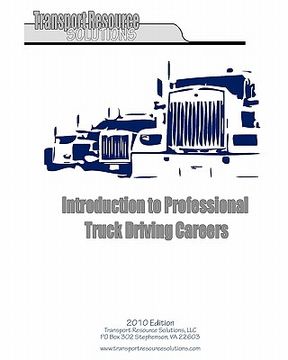 portada introduction to professional truck driving careers (en Inglés)