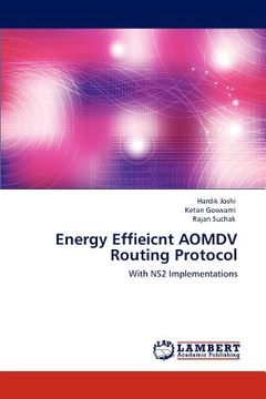 portada energy effieicnt aomdv routing protocol (in English)