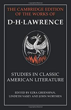 portada Studies in Classic American Literature (The Cambridge Edition of the Works of d. H. Lawrence) (en Inglés)