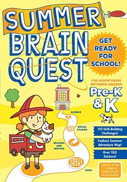 portada Summer Brain Quest: Between Grades Pre-K & K (in English)