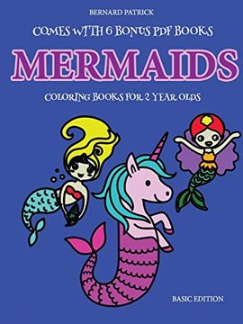 portada Coloring Books for 2 Year Olds (Mermaids) (in English)