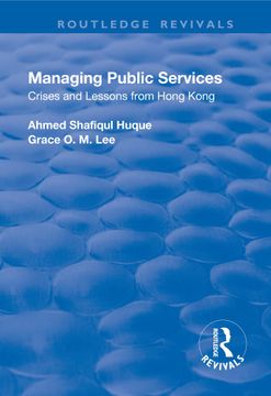 portada Managing Public Services: Crises and Lessons from Hong Kong (en Inglés)