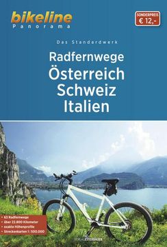 portada Radfernwege Österreich, Schweiz, Italien (en Alemán)