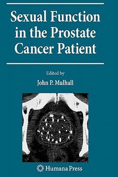 portada Sexual Function in the Prostate Cancer Patient (in English)