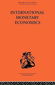 portada international monetary economics (en Inglés)