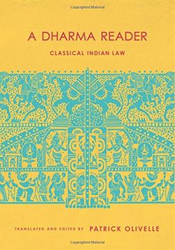 portada A Dharma Reader: Classical Indian law (Historical Sourcs in Classical Indian Thought) (en Inglés)