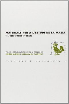 portada Materials per a L'estudi de la Masia (Bhr (Biblioteca D'història Rural)) (in Catalá)