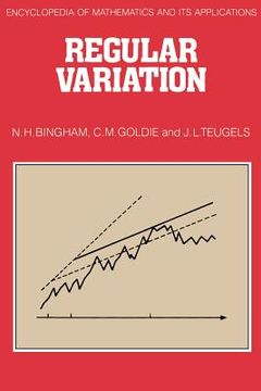 portada Regular Variation Paperback (Encyclopedia of Mathematics and its Applications) (in English)