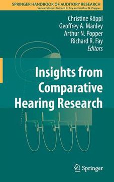 portada Insights from Comparative Hearing Research (en Inglés)