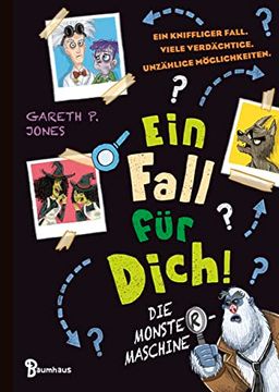 portada Ein Fall für Dich Dich - die Monster-Maschine: Ein Abenteuerspielebuch mit Vielen Witzigen Illustrationen - Perfekt für Lesemuffel! (en Alemán)