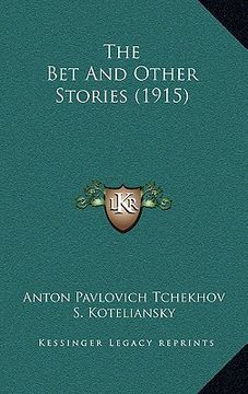 portada the bet and other stories (1915) (in English)